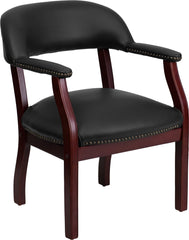 Black Vinyl Luxurious Conference Chair