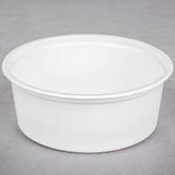 DART MicroGourmet polypropylene Deli Containers WHITE 8 OZ   500 CS