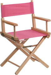 Standard Height Directors Chair in Pink