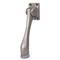 Heavy-Duty 4" Kick-Down Door Holder, Aluminum Finish